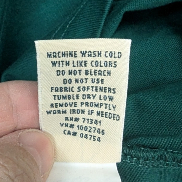 L. L. Bean size 2XLT turtle neck NWT in hunter green - Picture 5 of 13